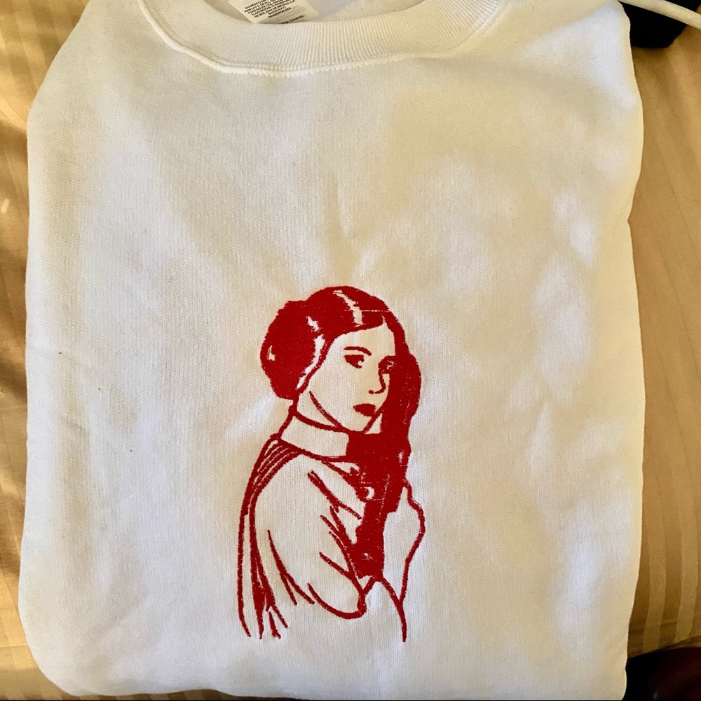Princess Leia Embroidered Sweatshirt